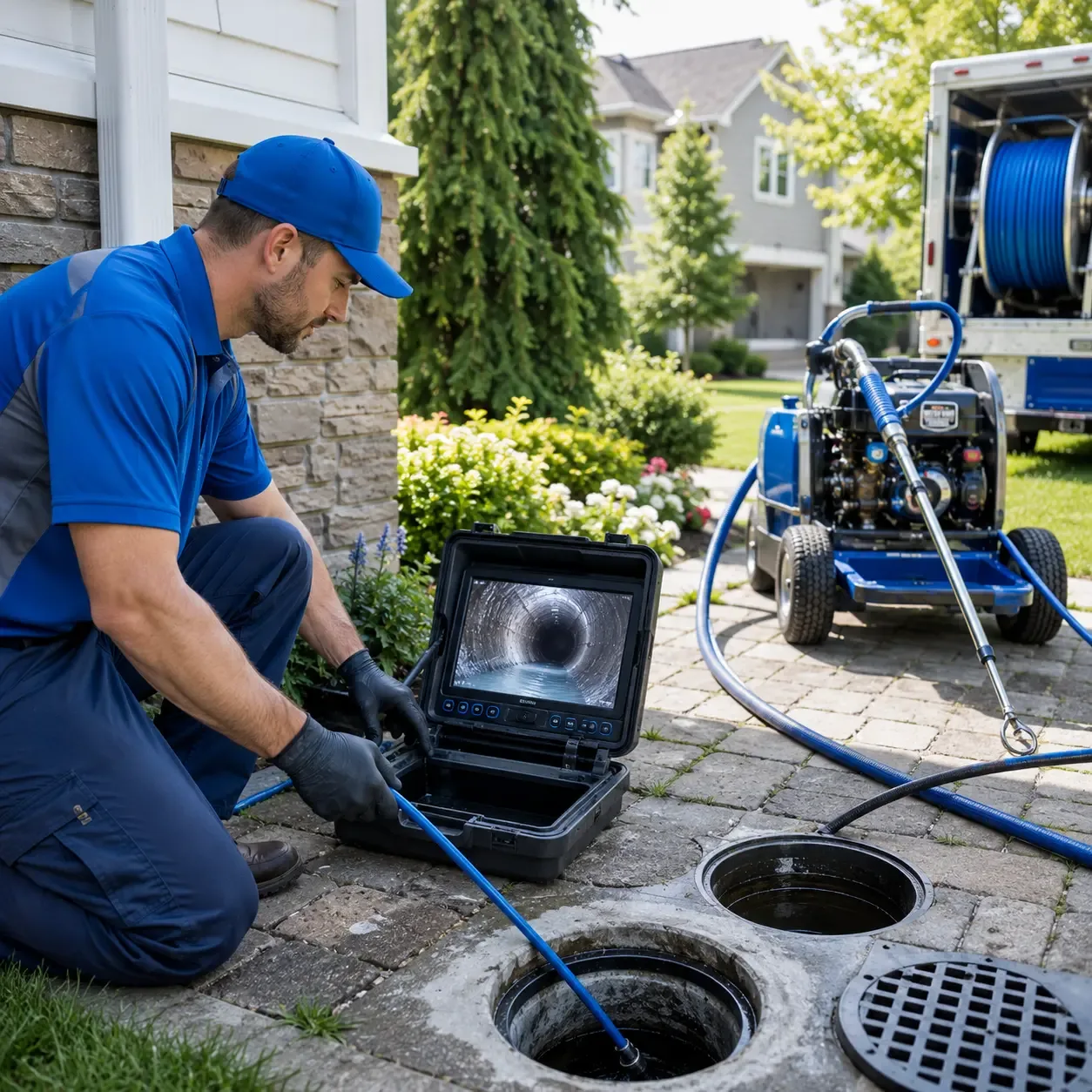 Outdoor drain cleaning professionals serving Riverton, IA